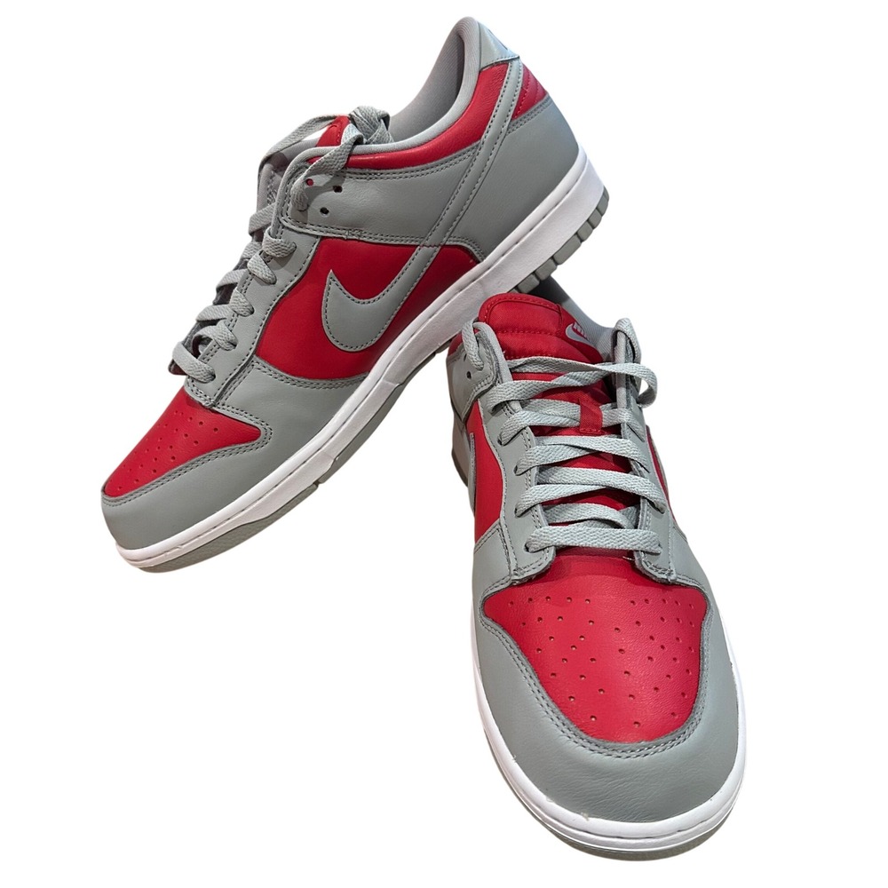 Nike Dunk Low Size 12 Red Silver Reverse Ultraman FQ6965-600 Retro Streetwear - Picture 3 of 11